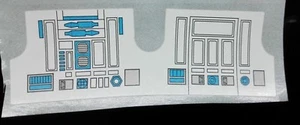 R2D2 REPLACEMENT DECAL A+++ QUALITY PERFECTION DIE CUT READY TO STICK NO CUTTING - Picture 1 of 1