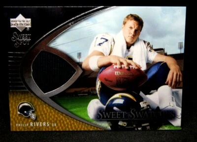 Philip Rivers RC 2004 Upper Deck Sweet Spot GU Patch Rookie!Chargers QB RC HOF - Image 1 of 2