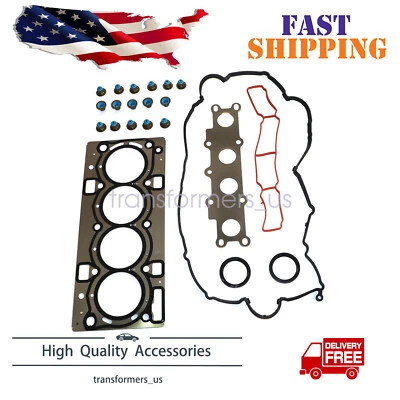 Juego de juntas de culata para Ford Fiesta 2011 2012 2013 2014 2015 2016 2017 1,6 L L4 DOHC Foto 1 de 4