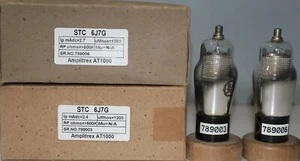 6J7G CV1935 STC NOS NIB made in England Amplitrex tested Qty 1 Match Pair - Picture 1 of 9