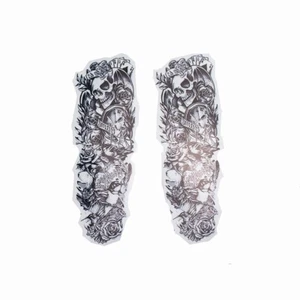 2pcs universale Davanti Forchetta Cranio Etichetta Motociclo Decorare Distintivo - Picture 1 of 5