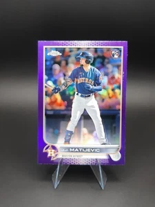 J.J. Matijevic 2022 Topps Chrome Update Purple Refractor #USC190 Rookie - Picture 1 of 2