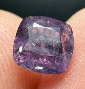 Piedra preciosa de corindón natural de alta calidad de Cachemira de 1,45 quilates - Imagen 1 de 10