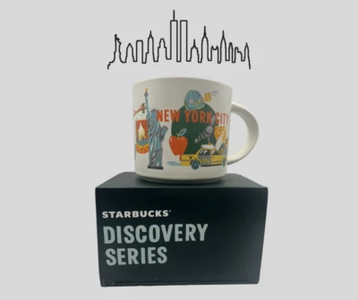 Starbucks New York City Coffee Mug Discovery Series Statue Liberty NYC Collect - Image 1 of 4