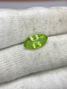 Natural Afghanistan Peridot Marquise Faceted 13.20x7.20mm Good Quality 2.90Cts - Picture 1 of 8