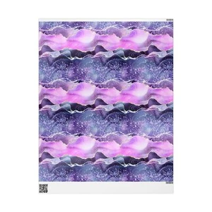 Purple Agate Print Wrapping Papers - Picture 1 of 37