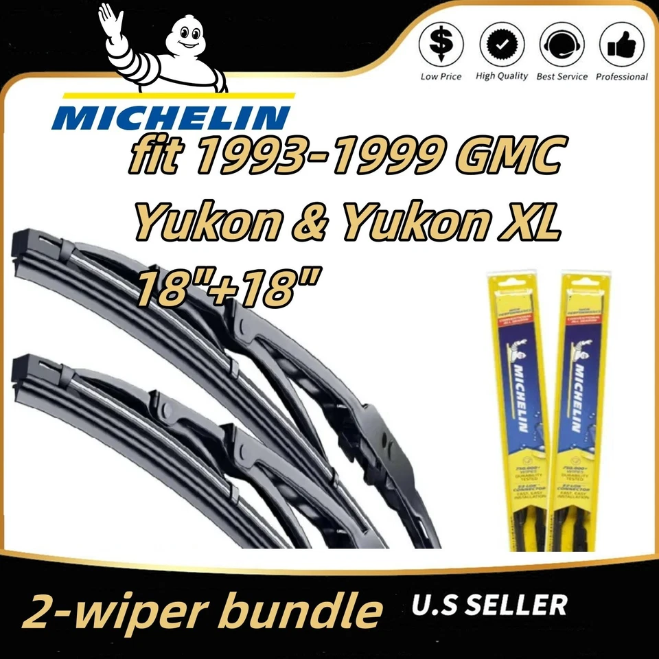Limpiaparabrisas 2-Pk Premium - apto para GMC Yukon & Yukon XL 1993-1999 - 35180x2 Foto 1 de 4