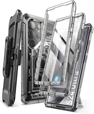 SUPCASE Unicorn Beetle Pro para Galaxy S24 Ultra 5G Funda con Soporte con 2 Juego de Cubierta 2024 Foto 1 de 4