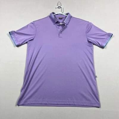 PING Sensorcool Purple Lightweight Golf Polo Shirt Mens Medium M Flawed - Image 1 of 4