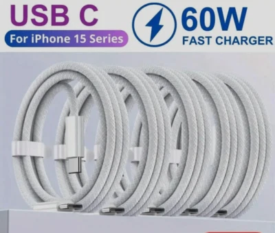 cable fast charger iphone 15pro max and android FAST CHARGER TYPE C TO TYPE C SA - Image 1 of 4