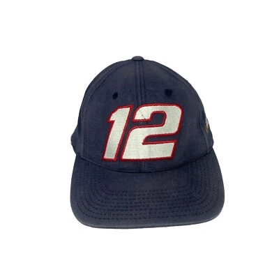 Gorra de béisbol NASCAR Ryan Newman Penske azul camionero #12 Foto 1 de 4