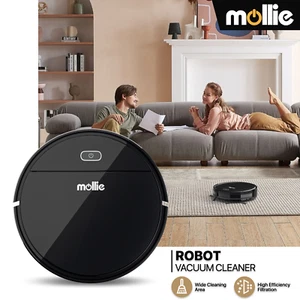 Robot Vacuum Cleaner 1300Pa Suction [VACUUM+MOPPING] Pet Hair Household Cleaning - Picture 1 of 13