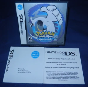 Nintendo DS; Pokemon SoulSilver Version, VG, w/2 Inserts, Case, Cover art Only - Picture 1 of 5