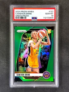 2024 Panini Prizm WNBA #127 Cameron Brink Green Prizm Rookie RC PSA 10 Gem Mint - Bild 1 von 2
