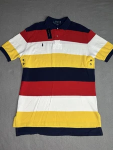 Polo Ralph Lauren Tejido Pesado Polo Ojales Ventilados Para Hombres Grande Multicolor - Imagen 1 de 5