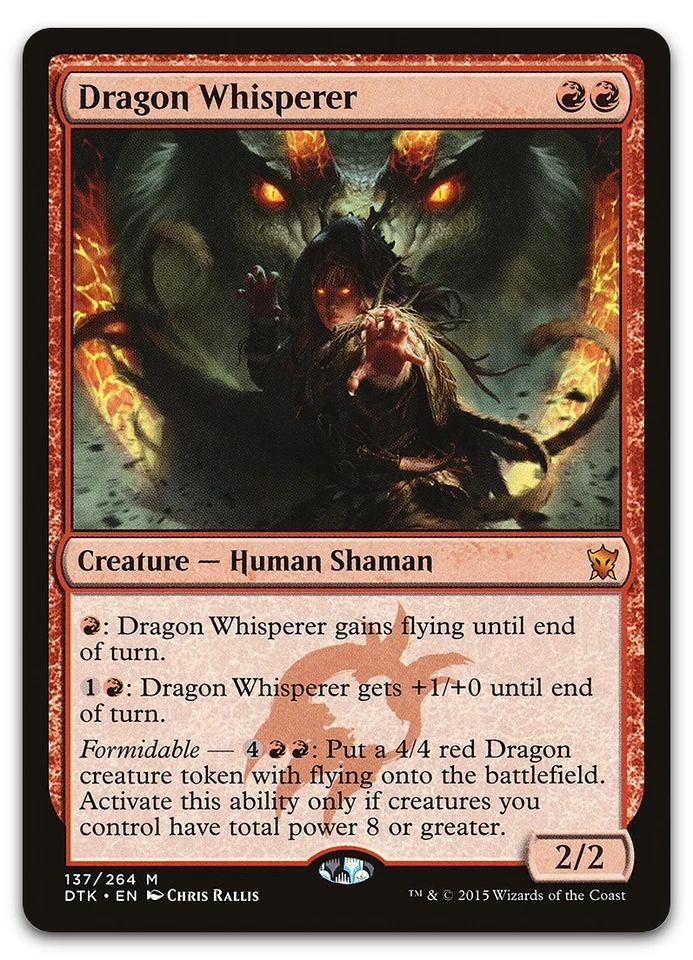 Dragon Whisperer #137 (LP) Dragons of Tarkir DTK Magic MTG - Image 1 of 1