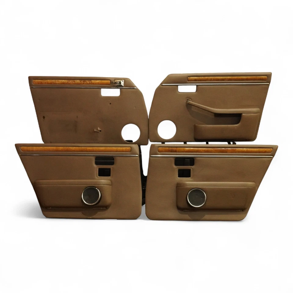 1984-1987 JAGUAR XJ6 XJ40 INTERIOR DOOR PANEL FRONT REAR LEFT RIGHT SET OF 4 OEM - Изображение 1 из 4