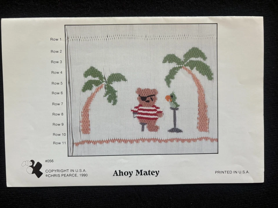 Plato de smocking Ahoy Matey Chris Pearce 1990 Foto 1 de 1