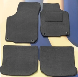 Car Mats for AUDI A4 & S4 2002-2005 MID GREY TAILORED CAR MATS + 4 CLIPS - Picture 1 of 8