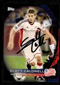 2014 Topps MLS Black 3/10! auto Scott Caldwell New England Revolution - Picture 1 of 2