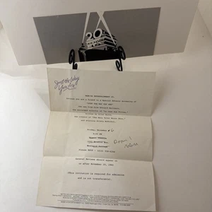 1989 How I Got Into College Preview Screening Invite - with Bonus Letter Invite - Bild 1 von 7