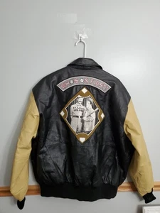 Abbott & Costello Whos On First Bomber Jacket Baseball Comedy Vintage Size XL - Picture 1 of 22