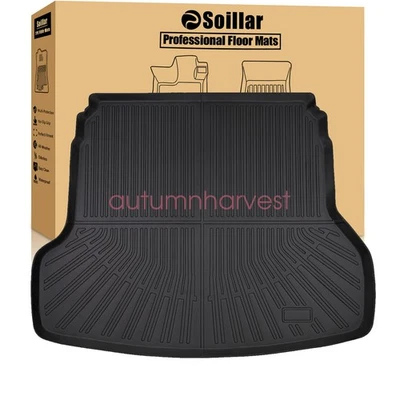 TPE Rear Cargo Trunk Liner Cover Floor Mat For 2019-2024 Kia Forte Waterproof - Image 1 of 4