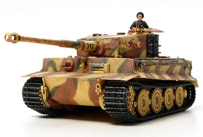 Tamiya 1/48 Militare Miniatura No.75 Tedesco Carro Pesante Tiger i Late Tipo - Immagine 1 di 4