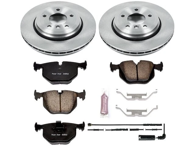 Pastilha de freio traseira e kit de rotor para 2001-2006 BMW 330Ci 2002 2003 2004 2005 GJ192DF - Imagem 1 de 1