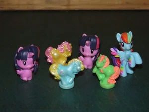 6 MY LITTLE PONY PETITE 1980s RAINBOW DASH TWILIGHT SPARKLE - Picture 1 of 2