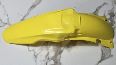 2001-2025 SUZUKI RM125, RM250 Yellow Rear Fender (PN# 000011526) UFO Plastics  - Image 1 of 4