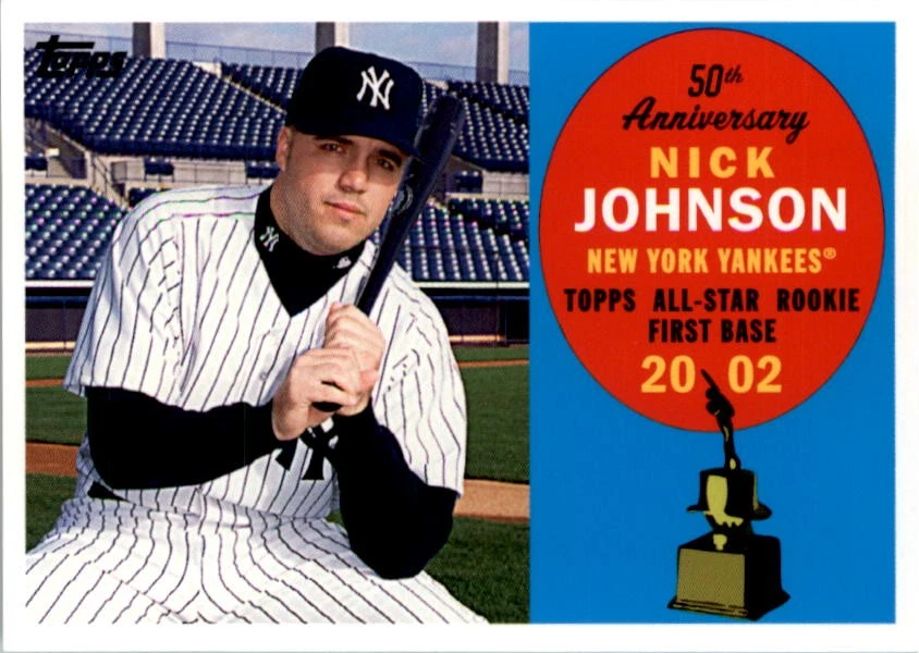 2008 Topps 50th Anniversary All Rookie Team #AR93 Nick Johnson - BB - Image 1 of 2