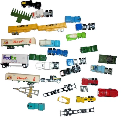 Lotto semirimorchio vintage Yat Ming e altri Hong Kong costruzione rimorchio - Immagine 1 di 4