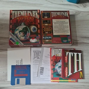 Theme Park Mystery RARE Game Commodore Amiga Tested & Working A500 BIG BOX - Photo 1/8
