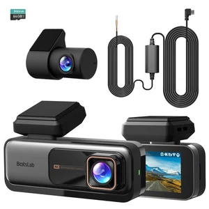 4k Dash Cam Delantero y Trasero, Monitor de Estacionamiento 24/7 con Kit Cableado, 170° Ult... - Imagen 1 de 7