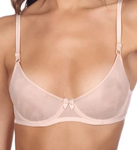 Timpa 16800 Mesh Underwire Demi Bra - Picture 1 of 2