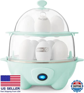 Hervidor de huevos eléctrico de lujo, capacidad 12, para huevos duros, escalfados, revueltos - Imagen 1 de 7