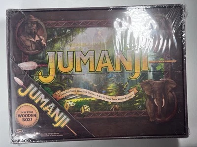 Jumanji the Game Real Wooden Box Edition of the Classic Adventure Board NEW - Image 1 of 2
