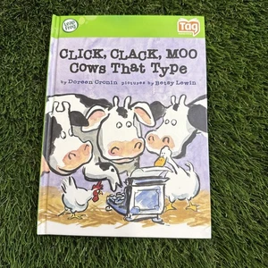 LeapFrog Tag Pen Only book — CLICK, CLACK, MOO: COWS THAT TYPE - Picture 1 of 7