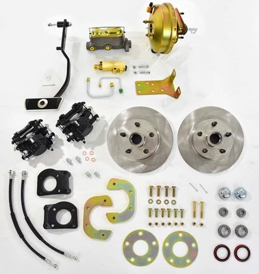 Ford Mustang 1967-1970 conversión de freno de disco delantero eléctrico incluido pedal de refuerzo  Foto 1 de 4