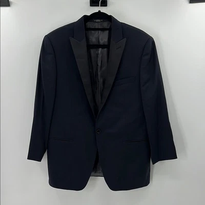 Blazer John Varvatos Soro Fit Un Botón - Azul Marino - 42R Foto 1 de 4