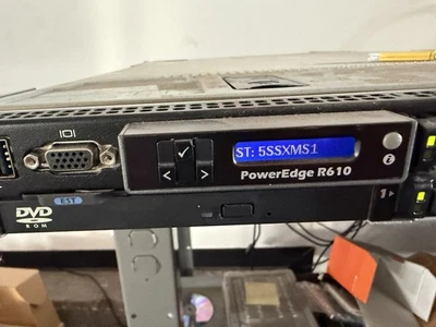 Dell R610 PowerEdge Rack Server2x Xeon X5640 24gb ddr3 300gbx6 Hdd +rails Tested - Image 1 of 4