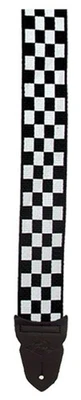Correa de guitarra ajustable LM Products PS-4CK 2" ancho patrón tablero de ajedrez Foto 1 de 2