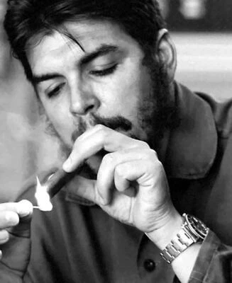 CONVERSATIONPRINTS CHE GUEVARA SMOKING CIGAR GLOSSY POSTER PICTURE PHOTO PRINT marxist cuban 5526