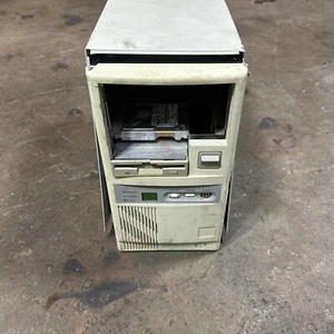 Biostar MB-8500TVX-A Sockel 7 ISA Mainboard + Pentium , Ram  Vintage Tower - Picture 1 of 8