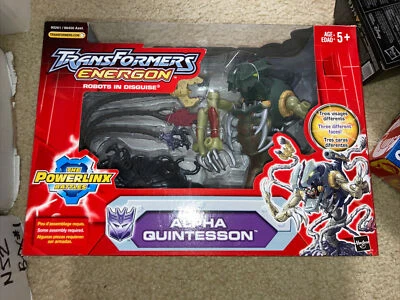 2004 Hasbro Transformers Energon Powerlink Battles Alpha Quintesson SEALED NEW - Image 1 of 2