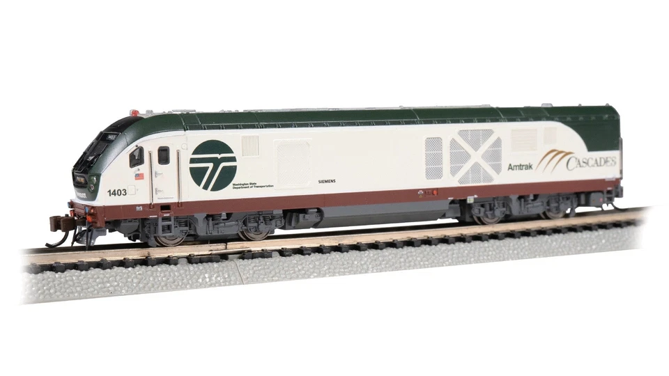 Bachmann 67954 N Scale Siemens SC-44 Charger Amtrak Cascades WSDOT 1403 with DCC - Image 1 of 1