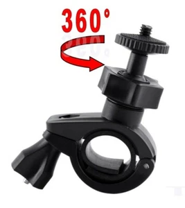 Für GoPro 360° Klemme Halterung Motorrad Fahrrad Rohr Lenker ActionCamera 360oA - Bild 1 von 8