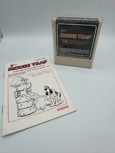 Mouse Trap Atari 2600 Cartridge Exidy Coleco with Instruction Manual - Picture 1 of 3