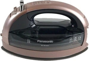 Panasonic 360º Freestyle Ceramic Cordless Iron NI-WL607 ROSE GOLD NEW Case Damag - Picture 1 of 6